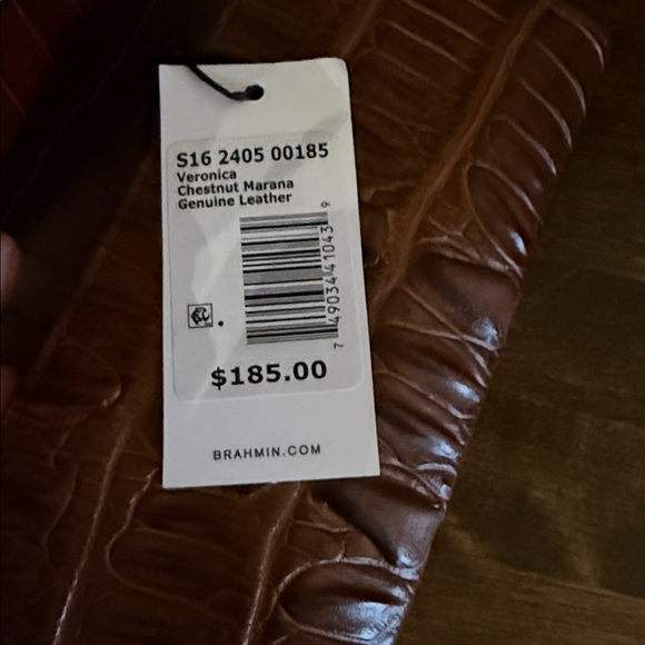 Brahmin Hillary Chestnut Marana Leather Women's Bag and Wallet NWT - Picture 12 of 12